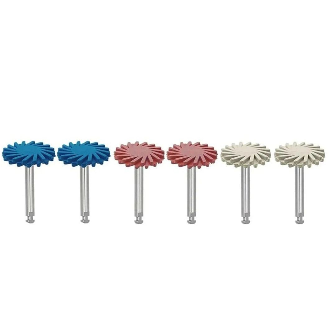 Diamond Polishing System RA (low speed) for Resin and Ceramic – 6 Pieces