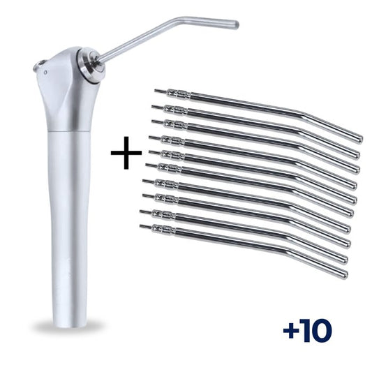 3-Way Dental Water Syringes + 10 Sterilizable Tips