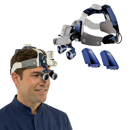 Pro MAX Loupe with 2.5x/3.5x Lenses and Super Powerful Headlight of 80,000 lumens