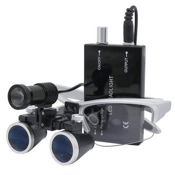 X1 Loupe with 2.5x or 3.5x Lenses and Headlight