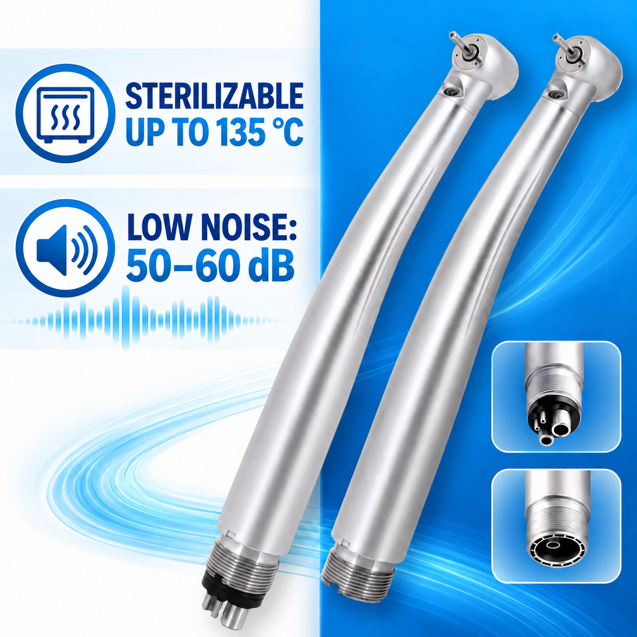 Dental handpiece features